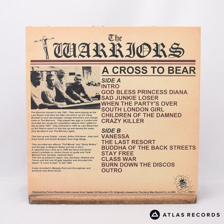 The Warriors - A Cross To Bear - LP Vinyl Record