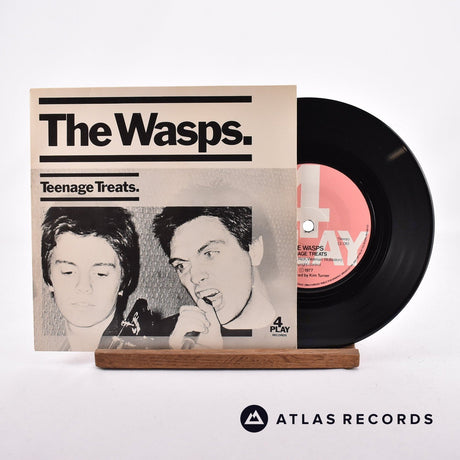 The Wasps Teenage Treats 7" Vinyl Record - Front Cover & Record