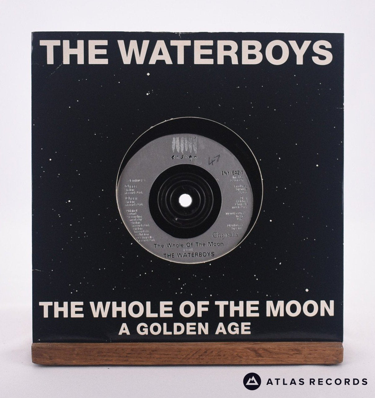 The Waterboys The Whole Of The Moon 7" Vinyl Record - Front Cover & Record