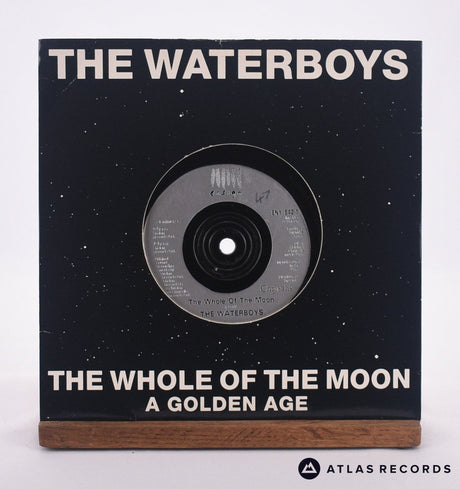 The Waterboys The Whole Of The Moon 7" Vinyl Record - Front Cover & Record