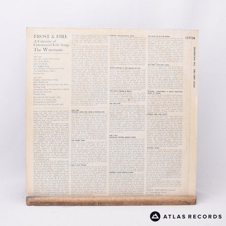 The Watersons - Frost And Fire - LP Vinyl Record - VG+/VG+