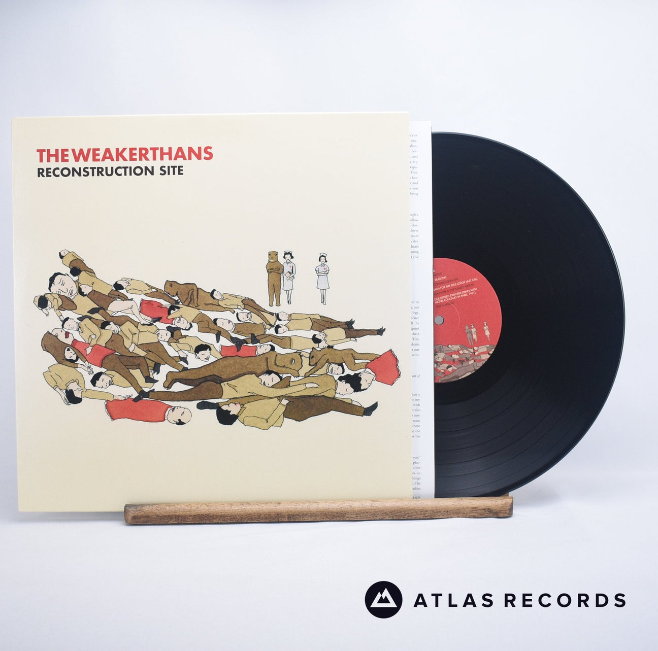 The Weakerthans Reconstruction Site LP Vinyl Record - Front Cover & Record