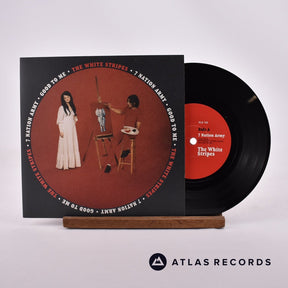 The White Stripes 7 Nation Army 7" Vinyl Record - Front Cover & Record