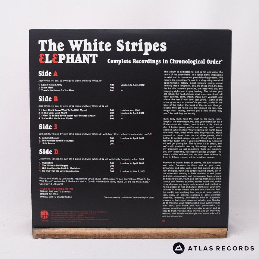 The White Stripes - Elephant - 180G Repress 2 x LP Vinyl Record - EX/EX