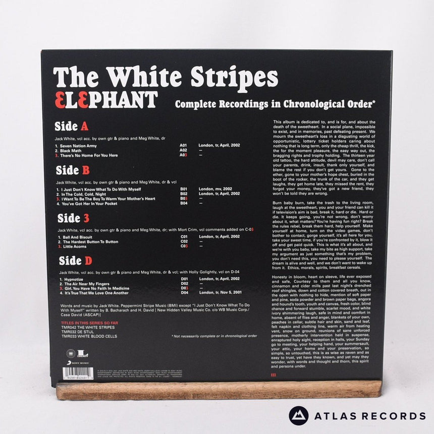 The White Stripes - Elephant - A1 B1 C1 D1 2 x LP Vinyl Record - NM/EX