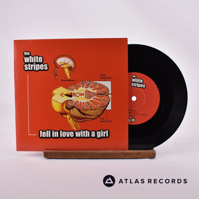 The White Stripes Fell In Love With A Girl 7" Vinyl Record - Front Cover & Record