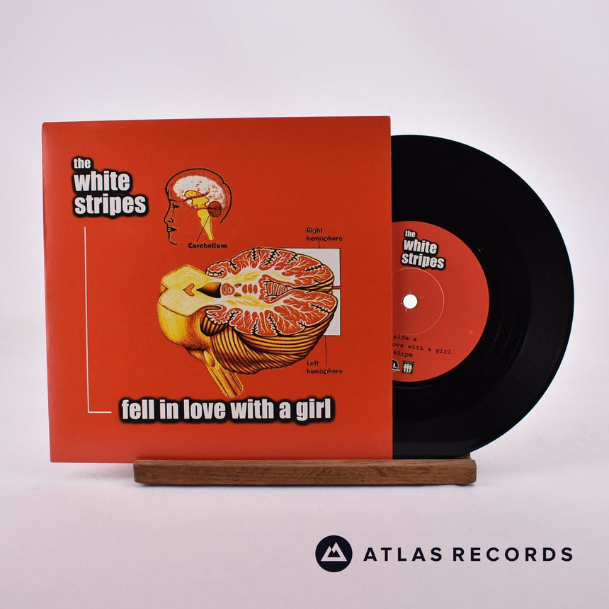 The White Stripes Fell In Love With A Girl 7" Vinyl Record - Front Cover & Record