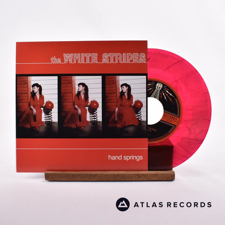 The White Stripes Hand Springs 7" Vinyl Record - Front Cover & Record
