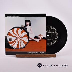 The White Stripes Hello Operator 7" Vinyl Record - Front Cover & Record