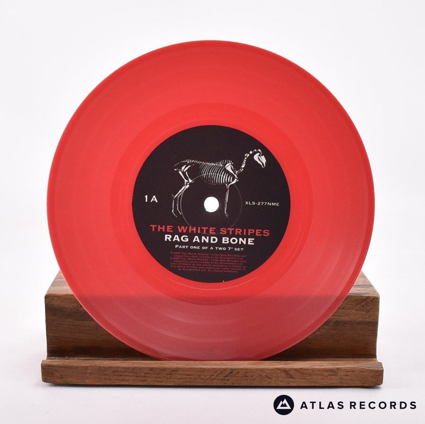 The White Stripes - Rag And Bone - Red Etched 7" Vinyl Record - NM/NM