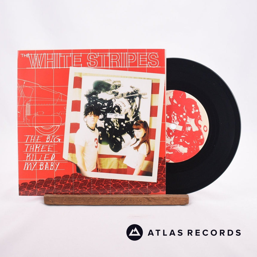 The White Stripes The Big Three Killed My Baby 7" Vinyl Record - Front Cover & Record
