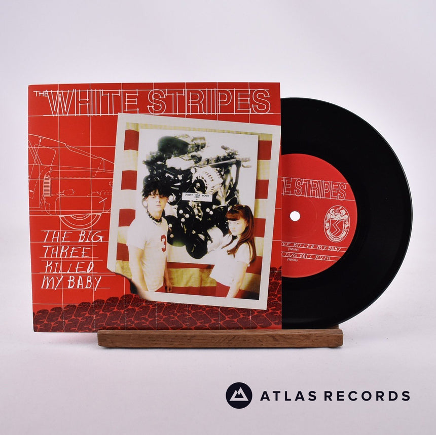 The White Stripes The Big Three Killed My Baby 7" Vinyl Record - Front Cover & Record