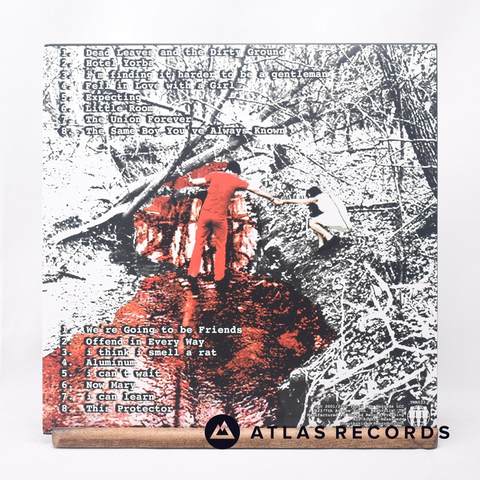 The White Stripes White Blood Cells LP Vinyl Record EX/EX & Atlas Records