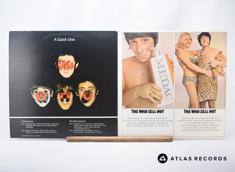 The Who - A Quick One / The Who Sell Out - A//3 B//1 2 x LP Vinyl Record - EX/EX
