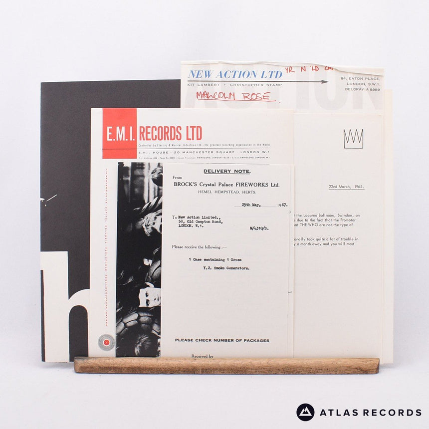 The Who - Live At Leeds - Inserts Poster A//3 B//3 LP Vinyl Record - VG+/EX