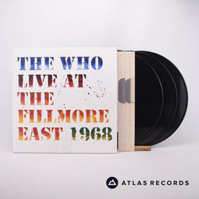 The Who Live At The Fillmore East 1968 3 x LP Vinyl Record - Front Cover & Record