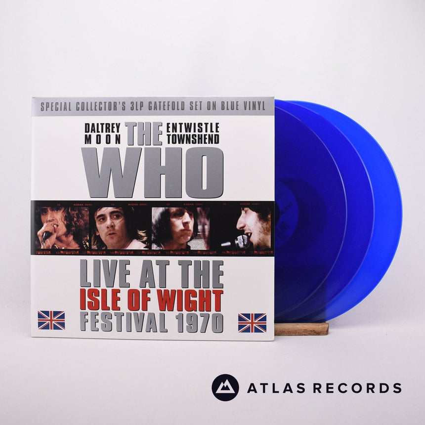 The Who Live At The Isle Of Wight Festival 1970 3 x LP Vinyl Record - Front Cover & Record