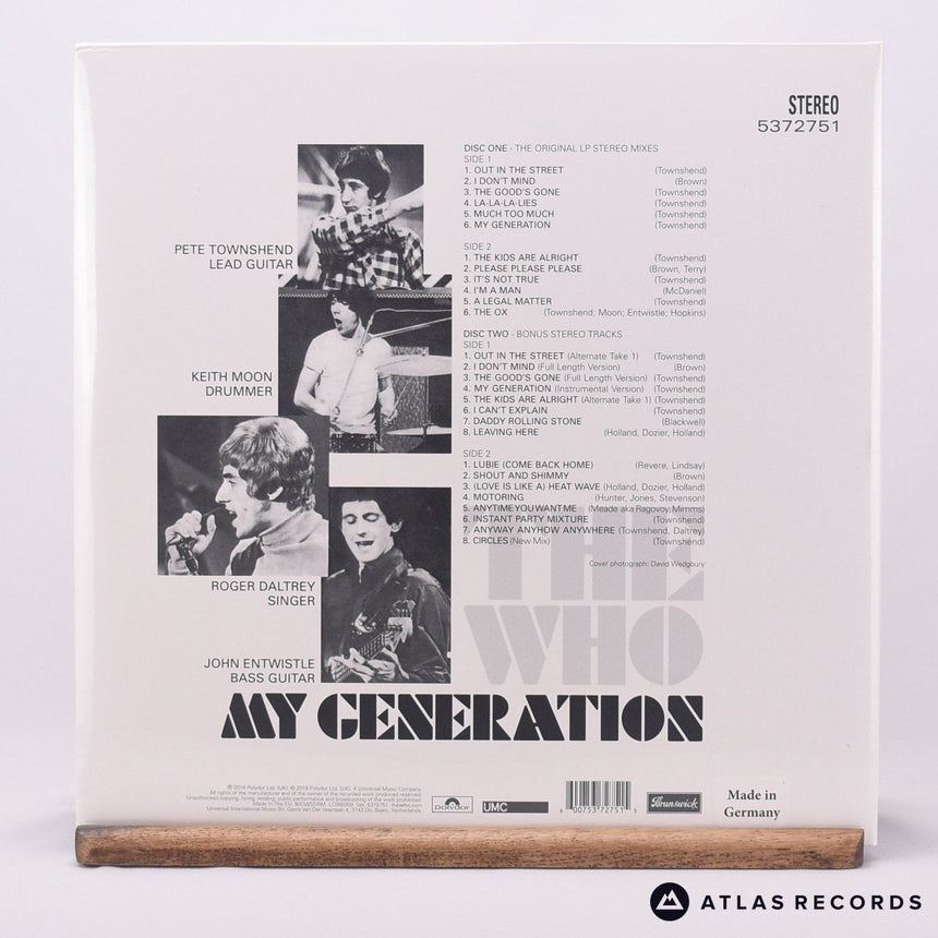 The Who - My Generation - Sealed Gatefold Double LP Vinyl Record - NEW