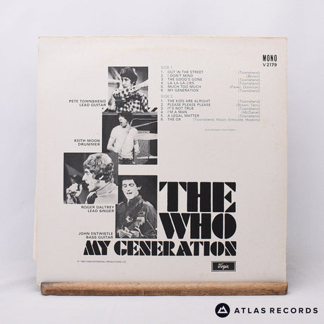 The Who - My Generation - Mono Reissue LP Vinyl Record - VG+/VG+