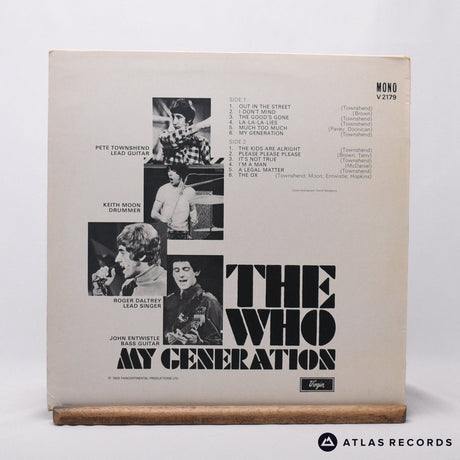 The Who - My Generation - Reissue Mono A-3 B-4 LP Vinyl Record - VG+/VG+