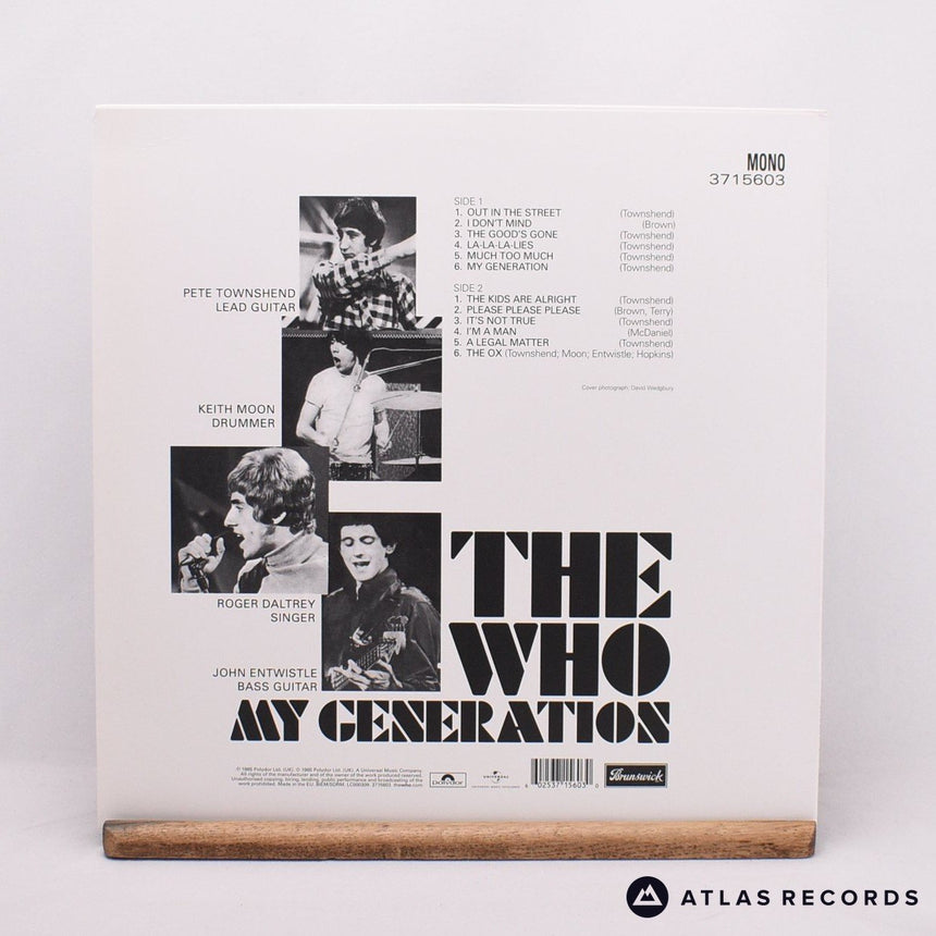 The Who - My Generation - 180G Mono Repress LP Vinyl Record - NM/EX