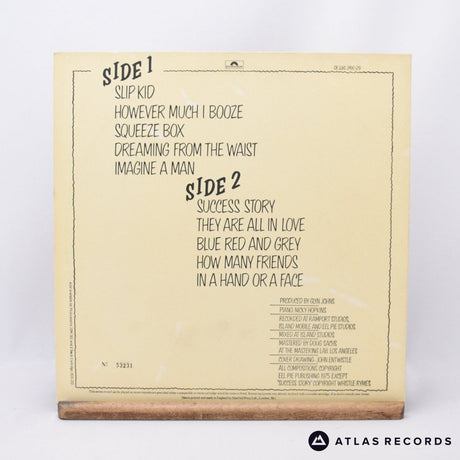 The Who - The Who By Numbers - Limited Edition Numbered LP Vinyl Record - EX/EX