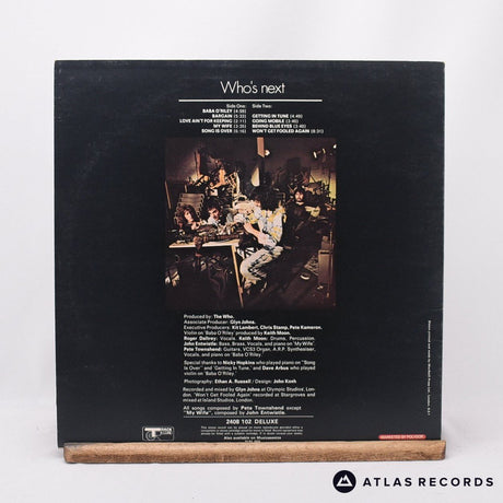 The Who - Who's Next - Bilbo Reissue A//4 B//3 LP Vinyl Record - EX/EX