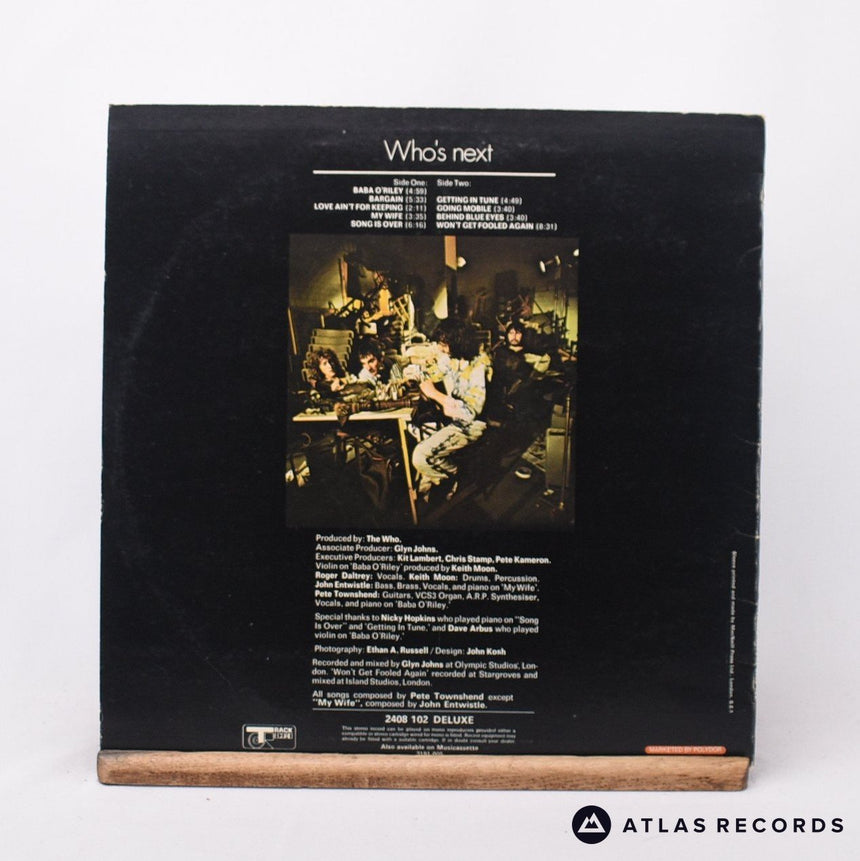 The Who - Who's Next - Bilbo Reissue A//4 B//3 LP Vinyl Record - VG+/VG+