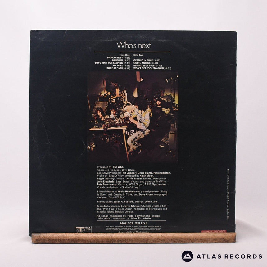 The Who - Who's Next - A//1 B//2 LP Vinyl Record - VG+/VG+