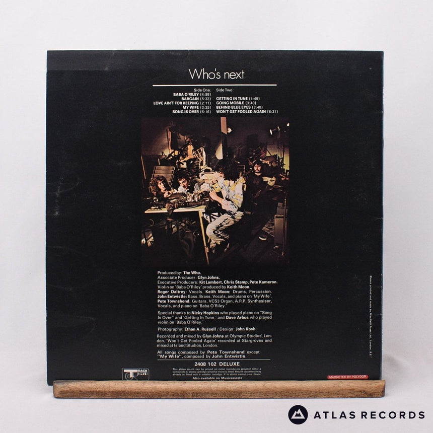 The Who - Who's Next - A//1 B//2 LP Vinyl Record - VG+/VG+