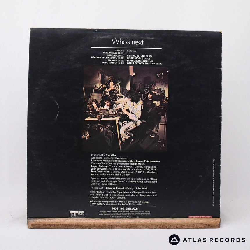 The Who - Who's Next - A//1 B//2 LP Vinyl Record - VG+/VG+