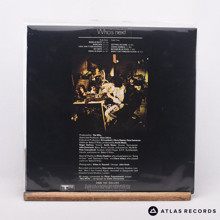 The Who - Who's Next - 200G Classic Records Quiex Reissue LP Vinyl Record - NEW