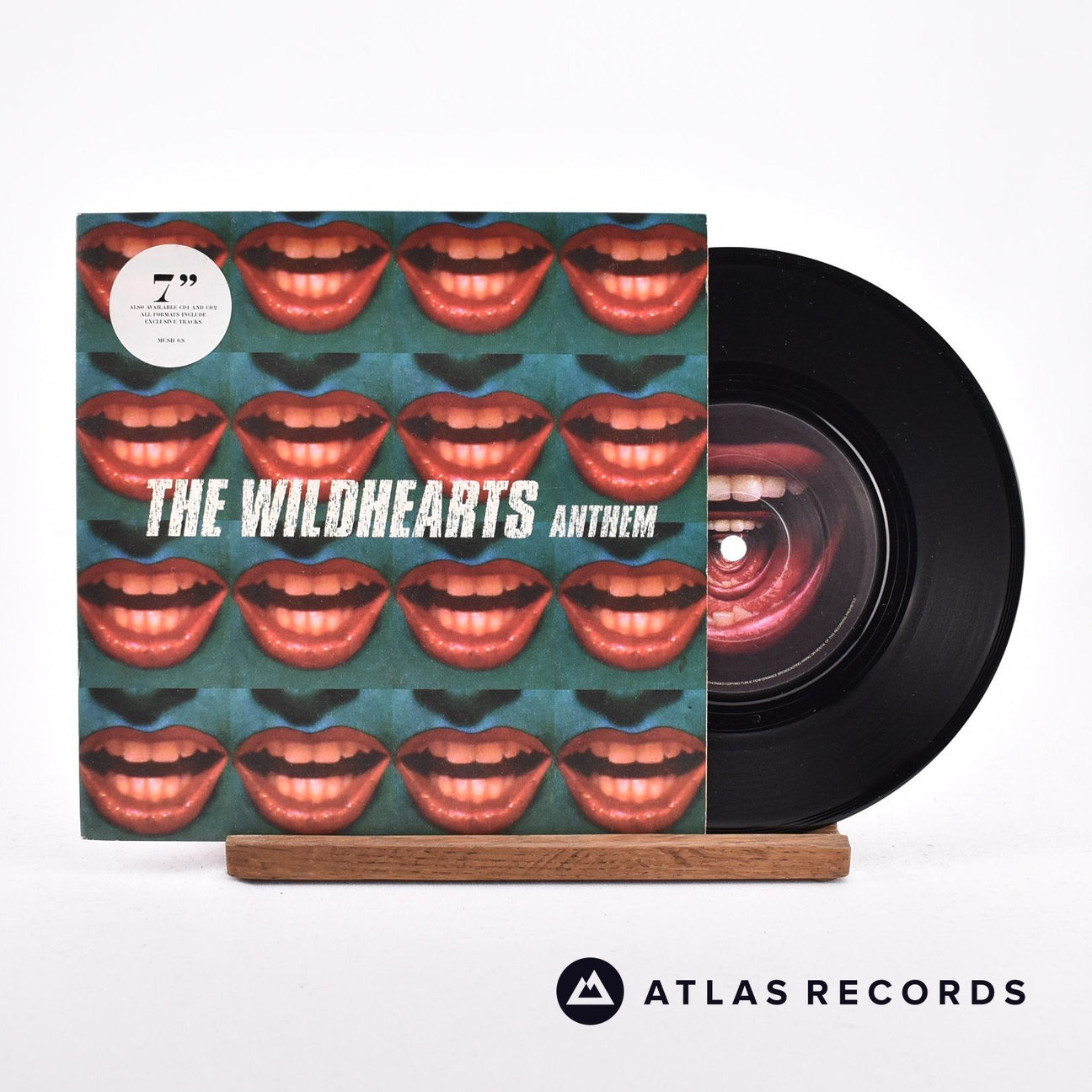 The Wildhearts Anthem 7" Vinyl Record - Front Cover & Record