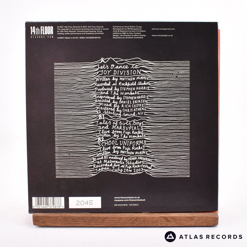 The Wombats - Let's Dance To Joy Division - 7" Vinyl Record - NM/NM
