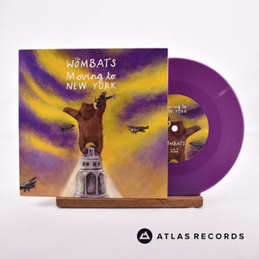 The Wombats Moving To New York 7" Vinyl Record - Front Cover & Record