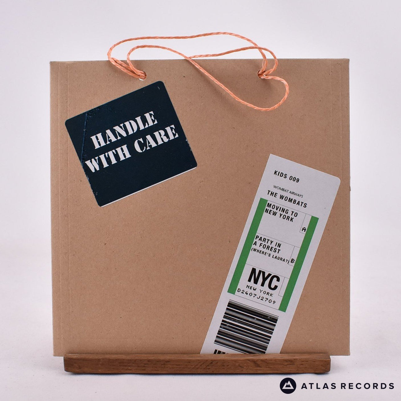The Wombats Moving To New York 7" Vinyl Record - Front Cover & Record