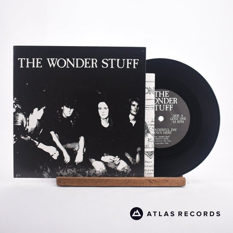 The Wonder Stuff A Wonderful Day 7" Vinyl Record - Front Cover & Record