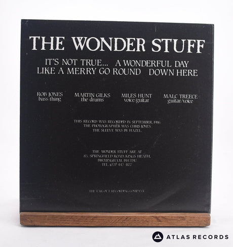 The Wonder Stuff - A Wonderful Day - Insert 7" Vinyl Record - EX/EX