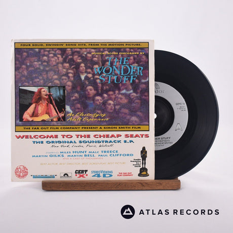 The Wonder Stuff Welcome To The Cheap Seats The Original Soundtrack E.P. 7" Vinyl Record - Front Cover & Record