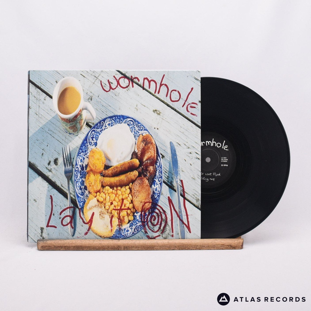 The Wormholes Lay It On 10" Vinyl Record - Front Cover & Record