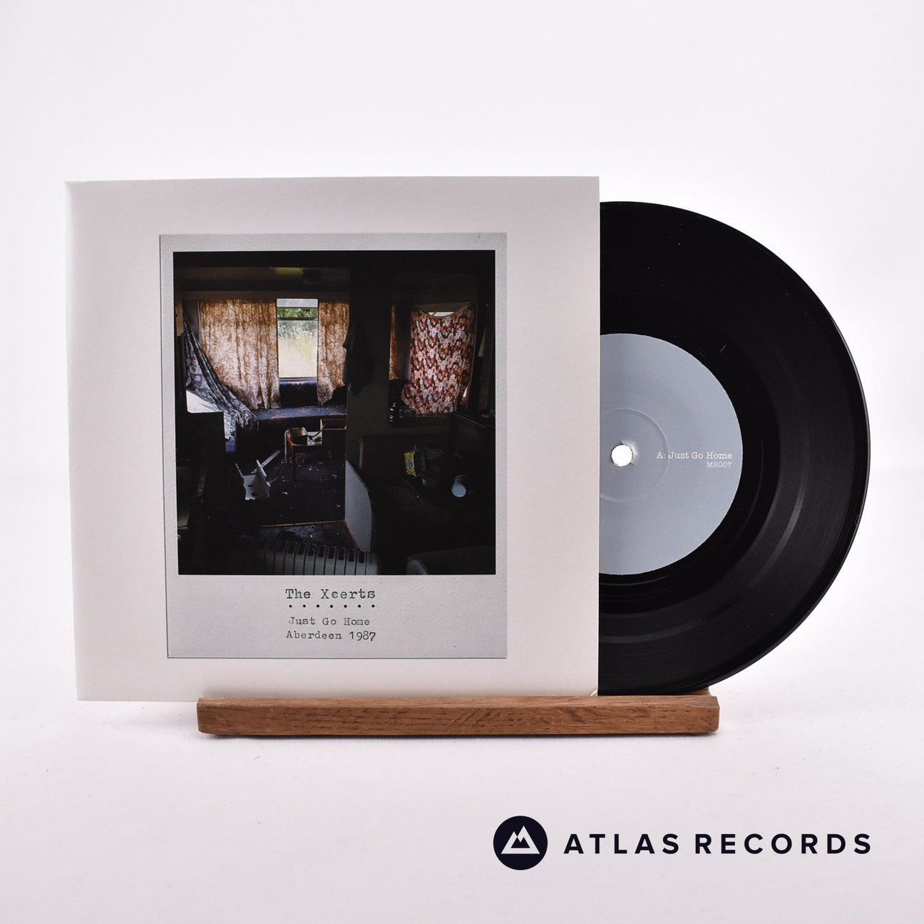The Xcerts Just Go Home 7" Vinyl Record - Front Cover & Record