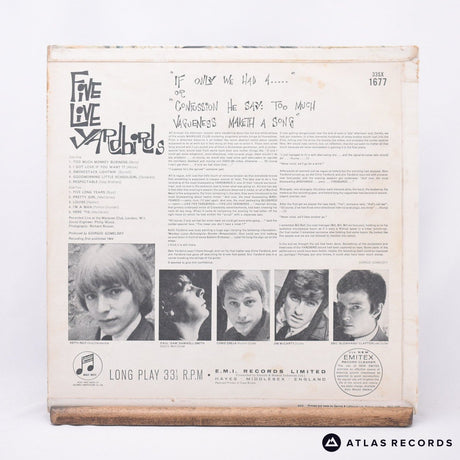 The Yardbirds - Five Live Yardbirds - LP Vinyl Record - EX/EX