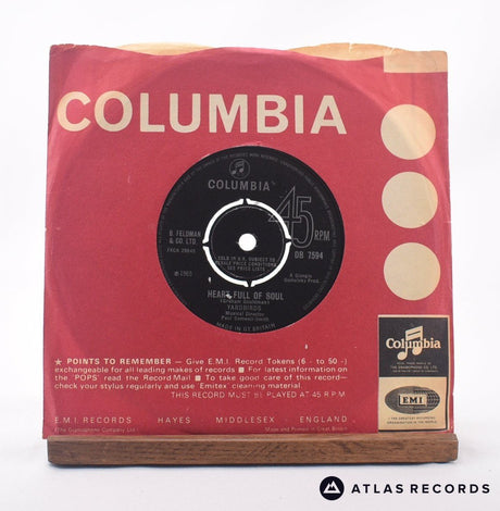 The Yardbirds Heart Full Of Soul 7" Vinyl Record - In Sleeve