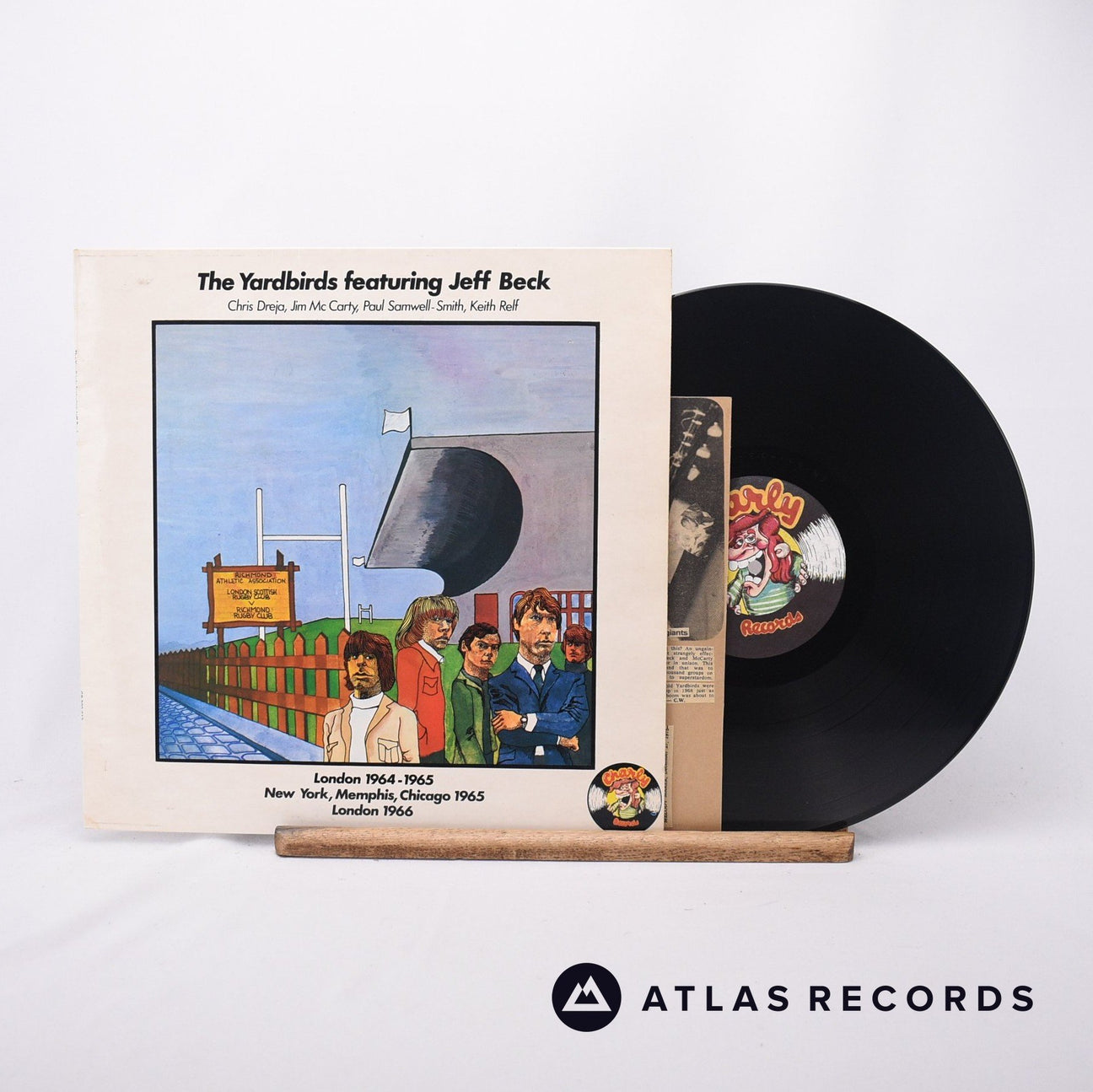 The Yardbirds London 1964-1965 New York, Memphis, Chicago 1965 London 1966 LP Vinyl Record - Front Cover & Record