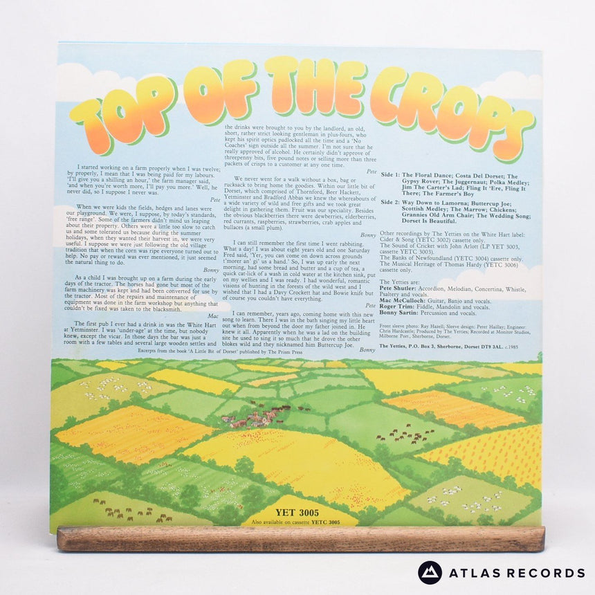 The Yetties - Top Of The Crops - LP Vinyl Record - EX/EX