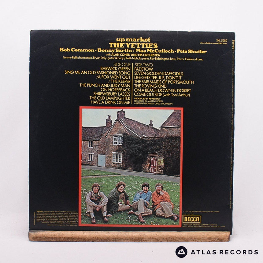 The Yetties - Up Market - Signed LP Vinyl Record - EX/EX