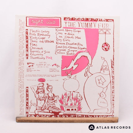 The Yummy Fur - Night Club - Booklet Insert Mpo LP Vinyl Record - EX/EX