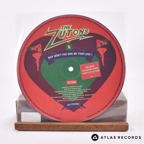 The Zutons Why Won't You Give Me Your Love? 7" Vinyl Record - Front Cover & Record