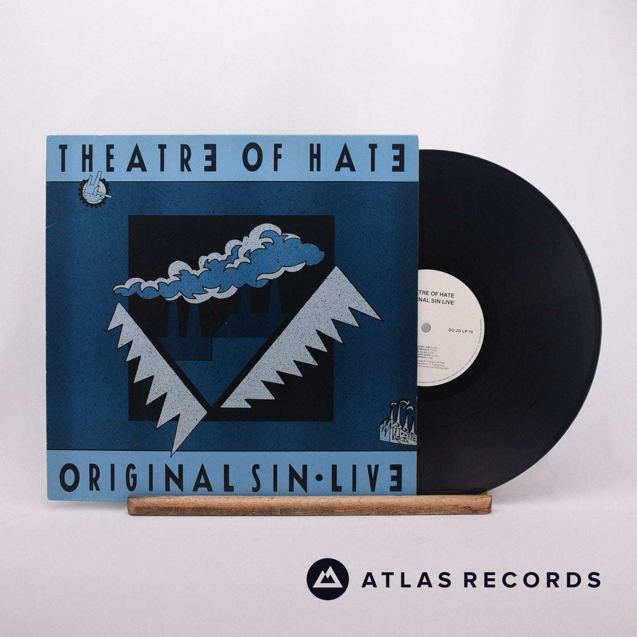 Theatre Of Hate Original Sin · Live LP Vinyl Record - Front Cover & Record
