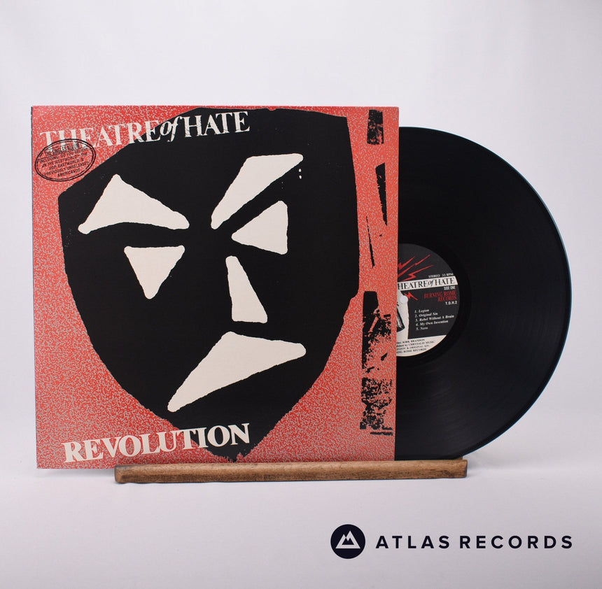 Theatre Of Hate Revolution LP Vinyl Record - Front Cover & Record